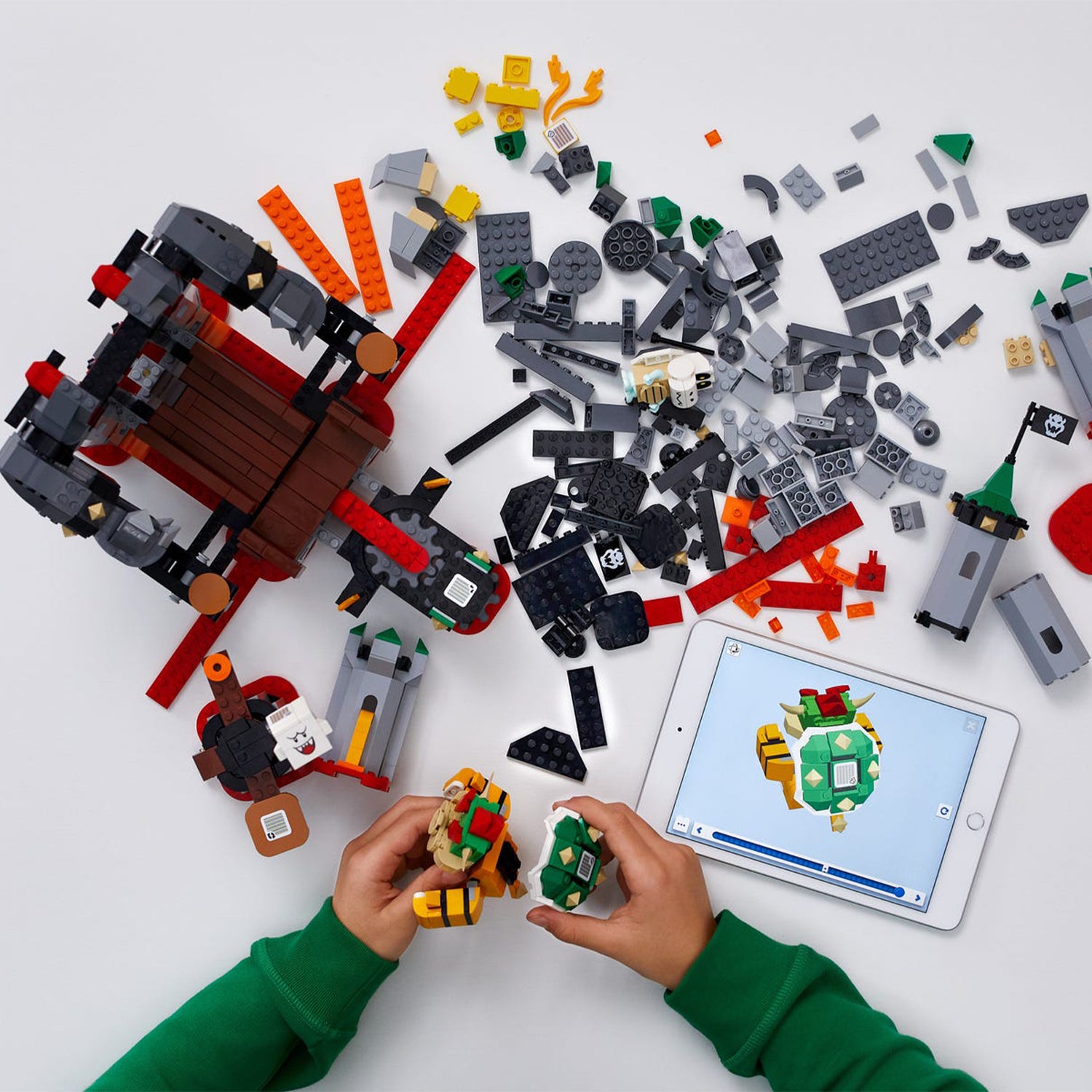 LEGO 71369 Super Mario Bowser's Castle Boss Battle Expansion Set (1010 Pieces)