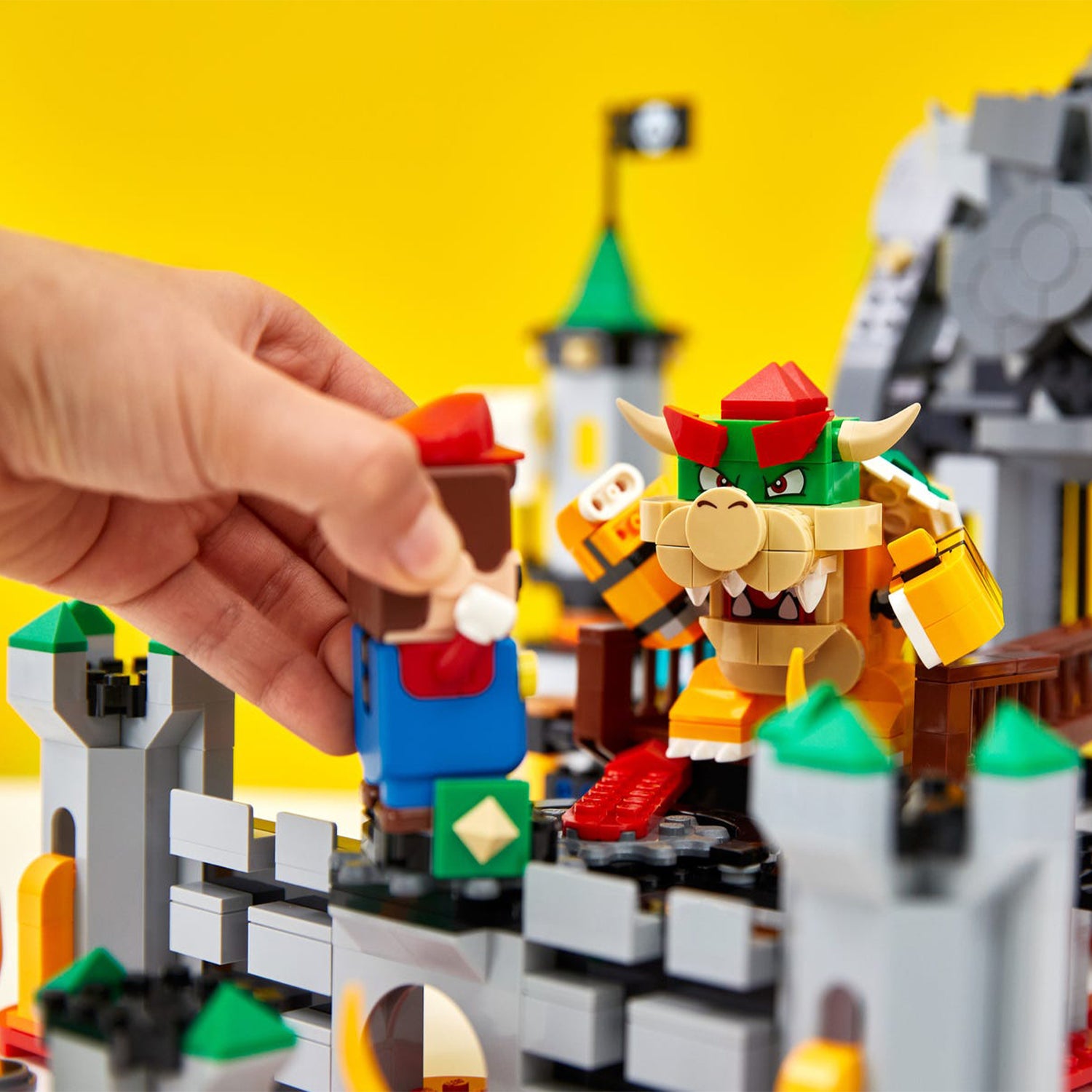 LEGO 71369 Super Mario Bowser's Castle Boss Battle Expansion Set (1010 Pieces)