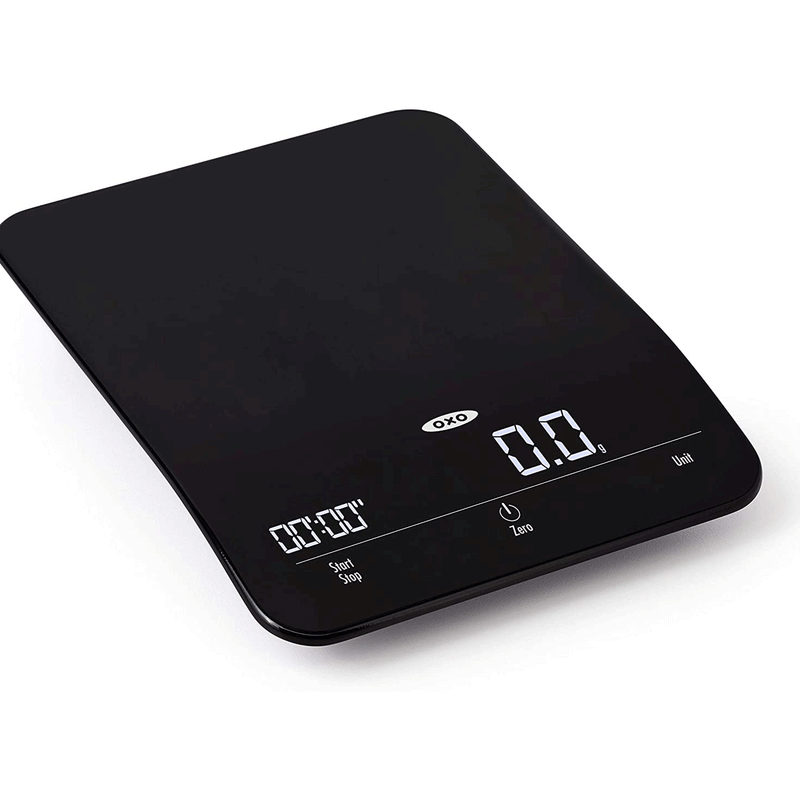 OXO Good Grips Precision Digital Kitchen Food Weight Scale with Timer, Black