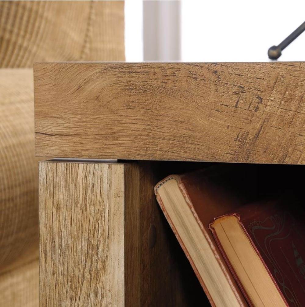 Sauder Furniture Dakota Pass Collection Side Table, Craftsman Oak (Open Box)