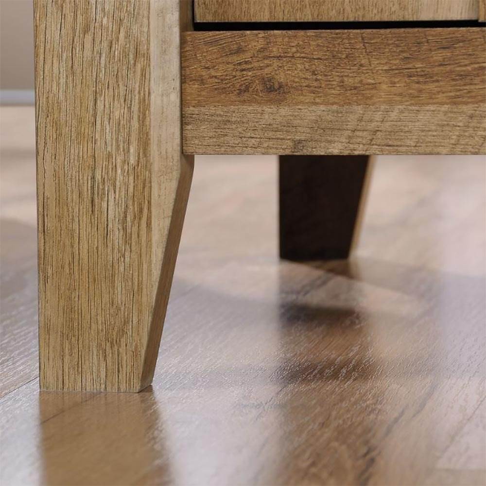 Sauder Furniture Dakota Pass Collection Side Table, Craftsman Oak (Open Box)