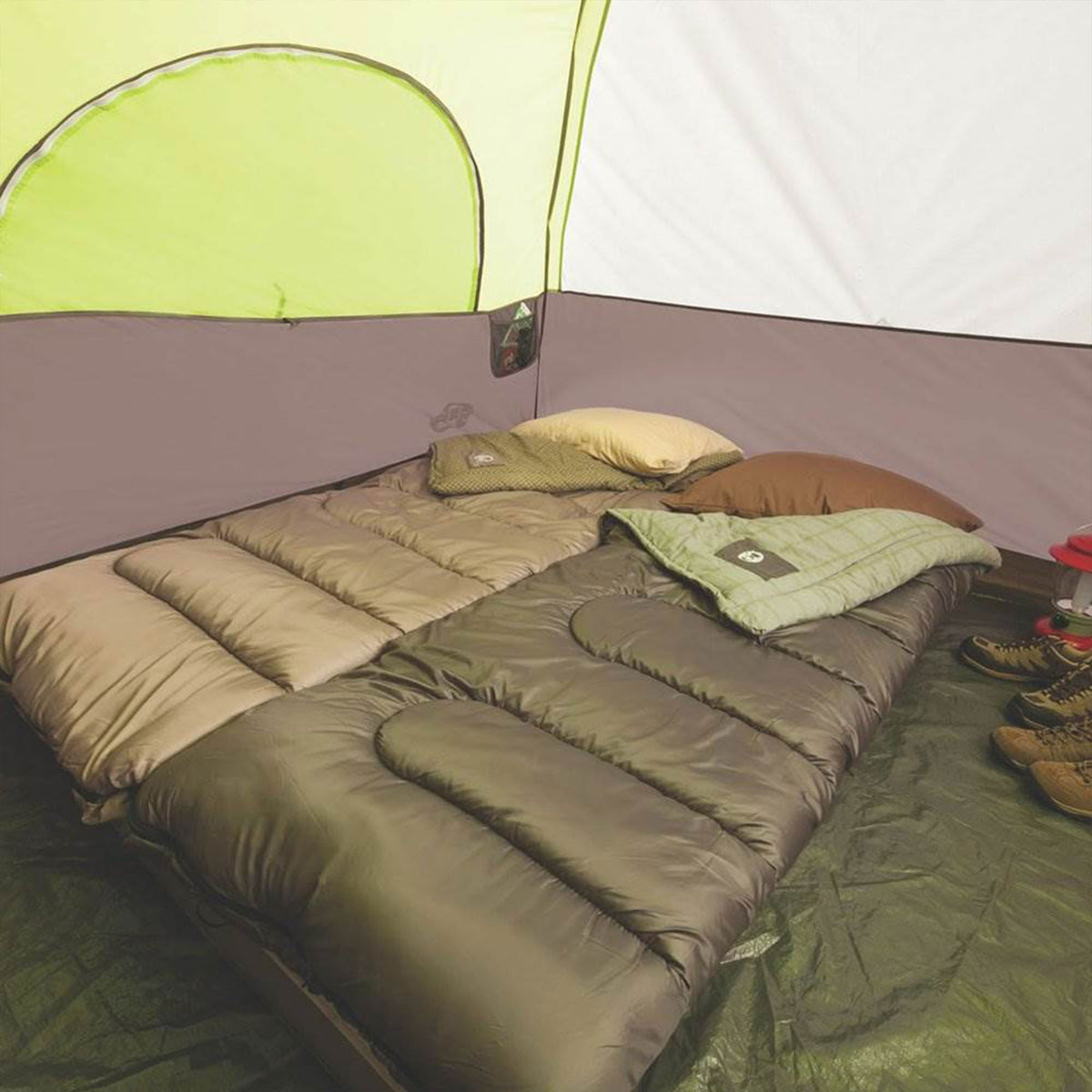 Coleman Steel Creek Fast Pitch 6-Person Dome Tent with Screen Room (Open Box)