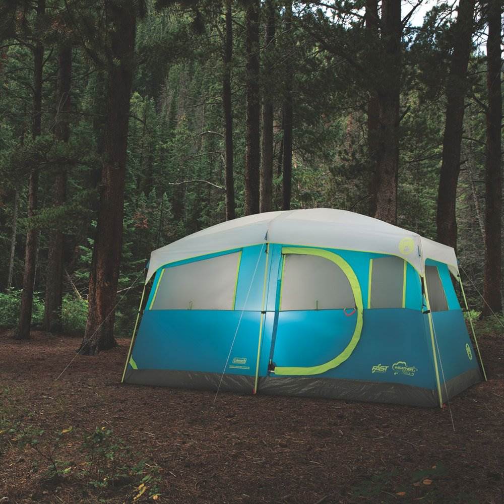 Coleman Tenaya Lake 6 Person Fast Pitch Cabin Tent with Cabinets | (Open Box)