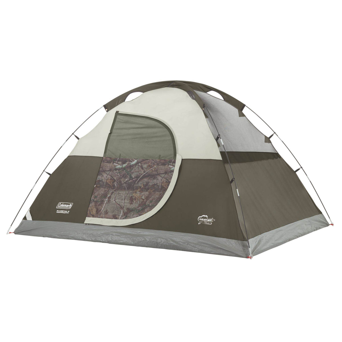 Coleman Realtree Xtra 4-Person Camo Dome Tent with Door Awning (Open Box)
