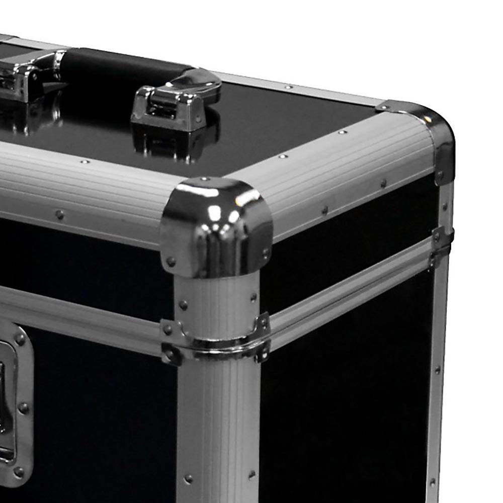 Odyssey KROM Transport Case for 70, 12 Inch Vinyl Records, Black (2 Pack) - VMInnovations