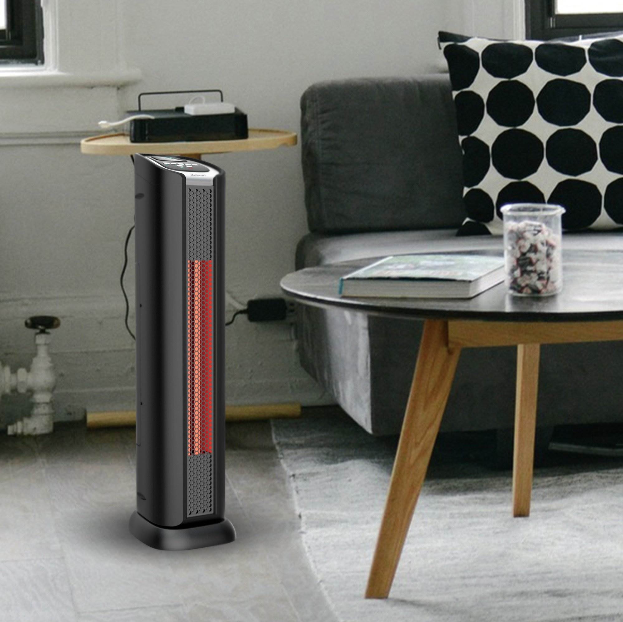 Lifesmart PCHT1053US 2 Element Infrared Portable Tower Space Heater Fan (2 Pack) - VMInnovations
