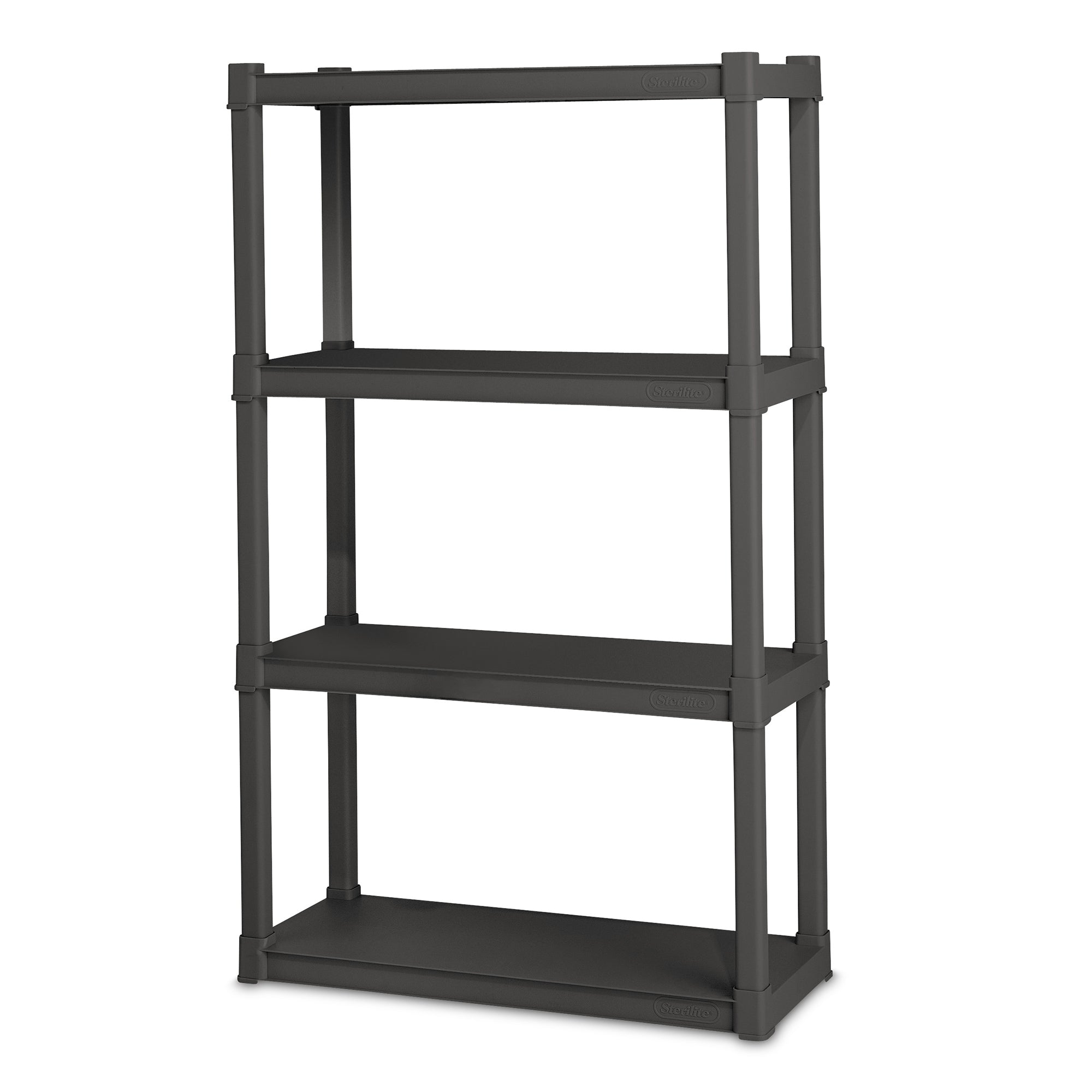 Sterilite 4 Shelf Durable Solid Surface Shelving Unit (Open Box)