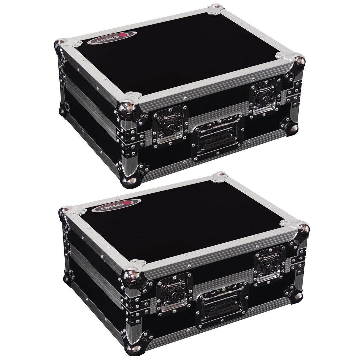Odyssey Technics 1200 Style Turntable Case, for Numark/ Stanton (2 Pack) FZ1200