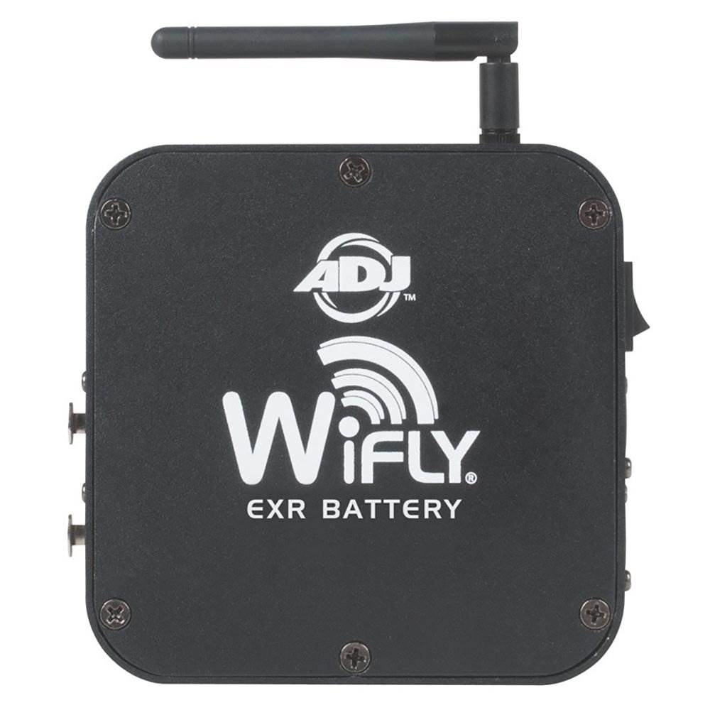 American DJ WiFLY EXR Wireless DMX Battery Transceiver and 25 Foot DMX Cable
