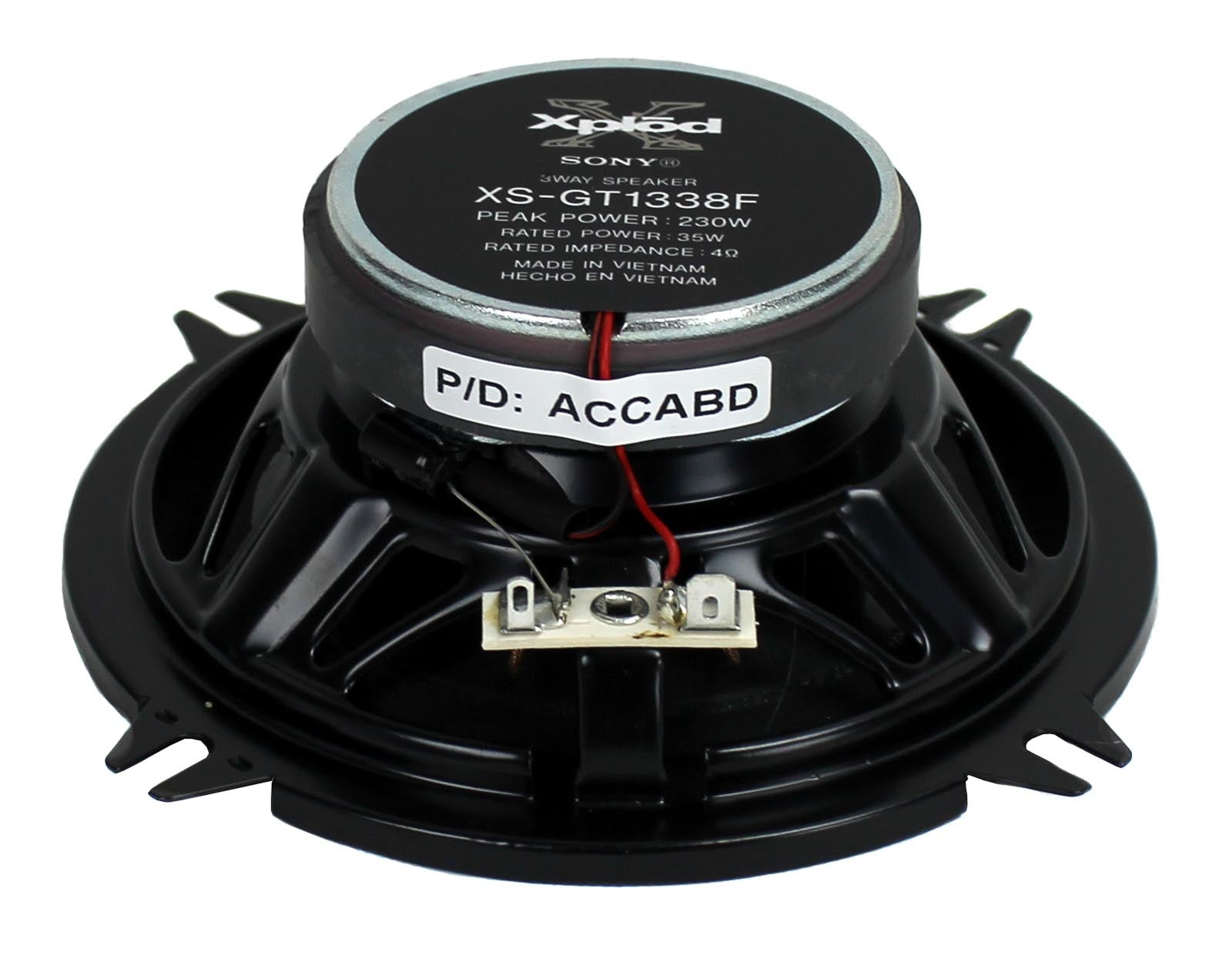 2) Sony XS-GT1338F 5.25" 230 Watt 3-Way Car Audio Coaxial Speakers - Open Box