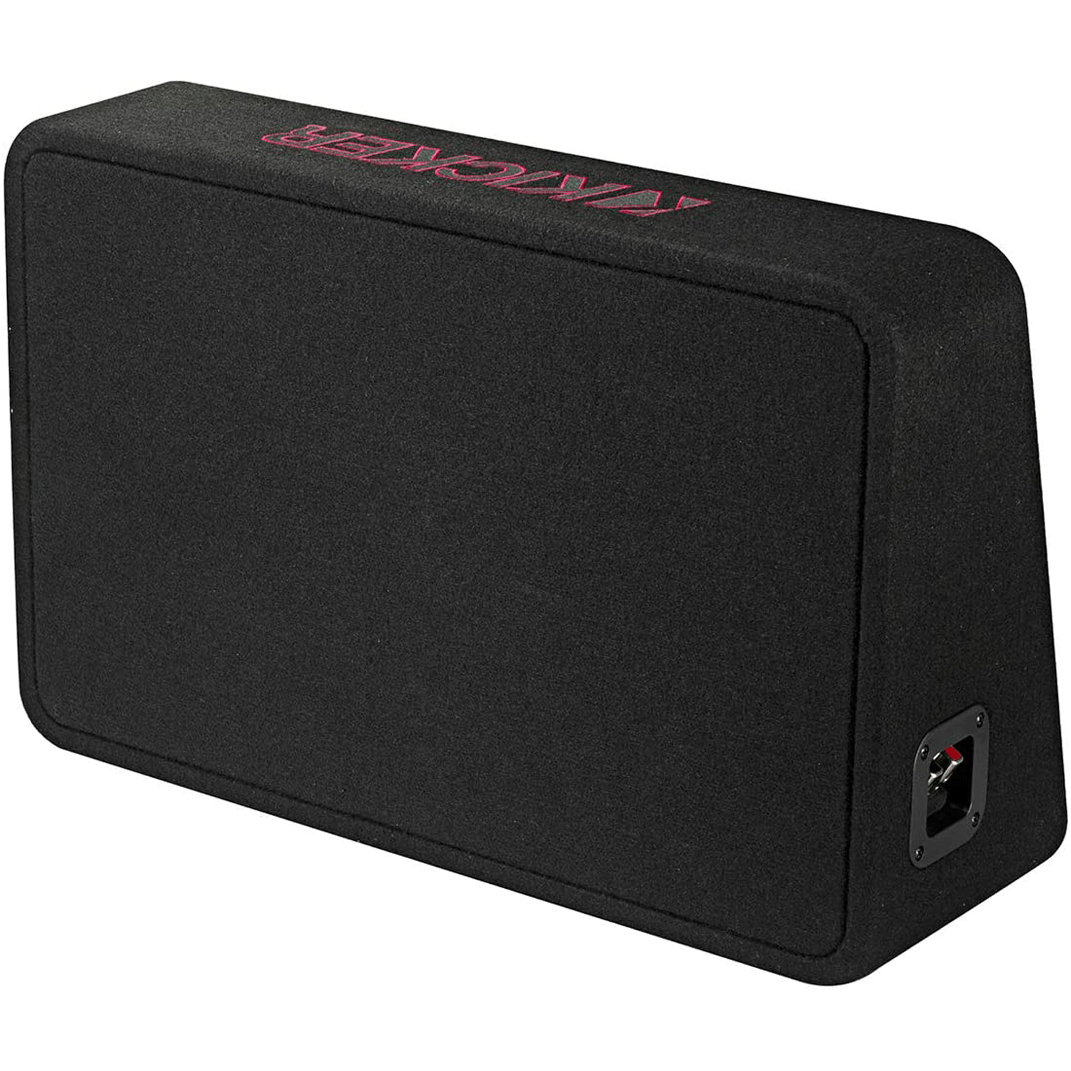 KICKER 46TL7T124 Single 12 Inch 4 Ohm 600W RMS Power Truck Subwoofer Enclosure - VMInnovations