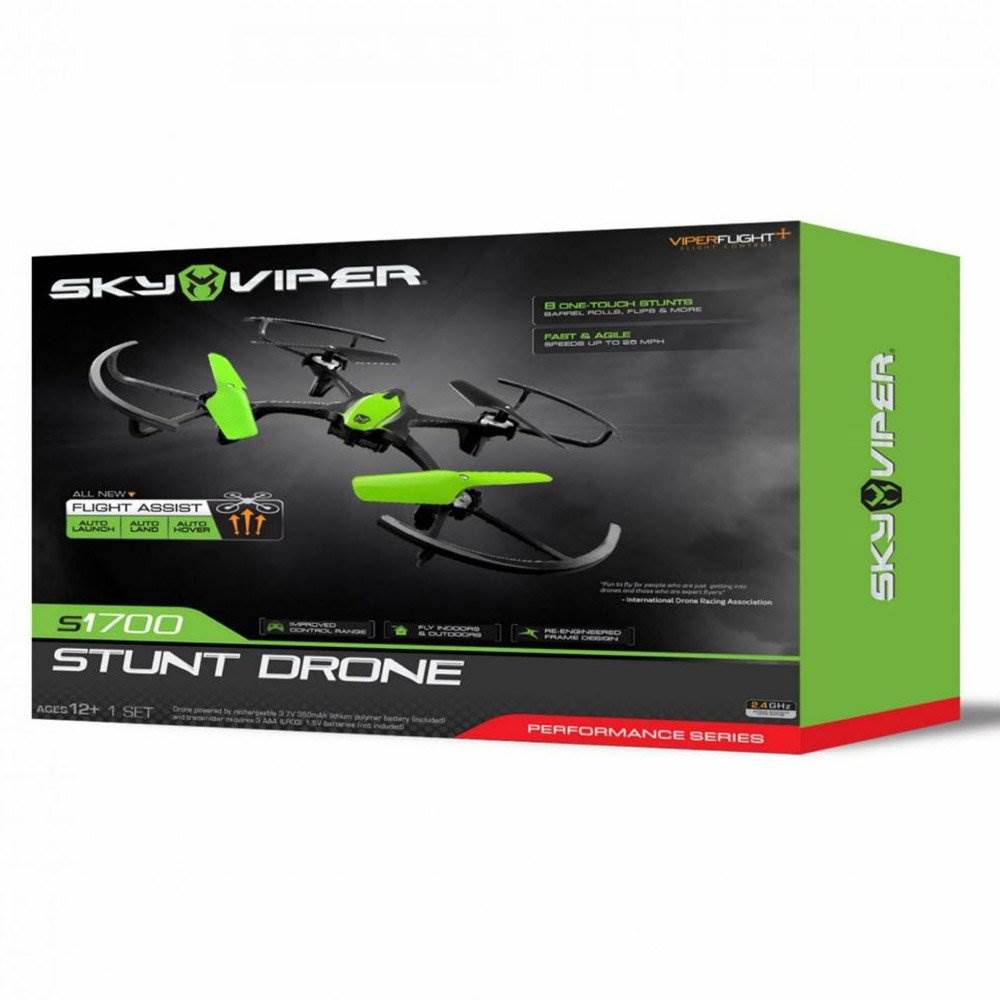 Sky Viper s1700 UL Certified Stunt Drone with 8 Stunts/ Flight Assist (Open Box)