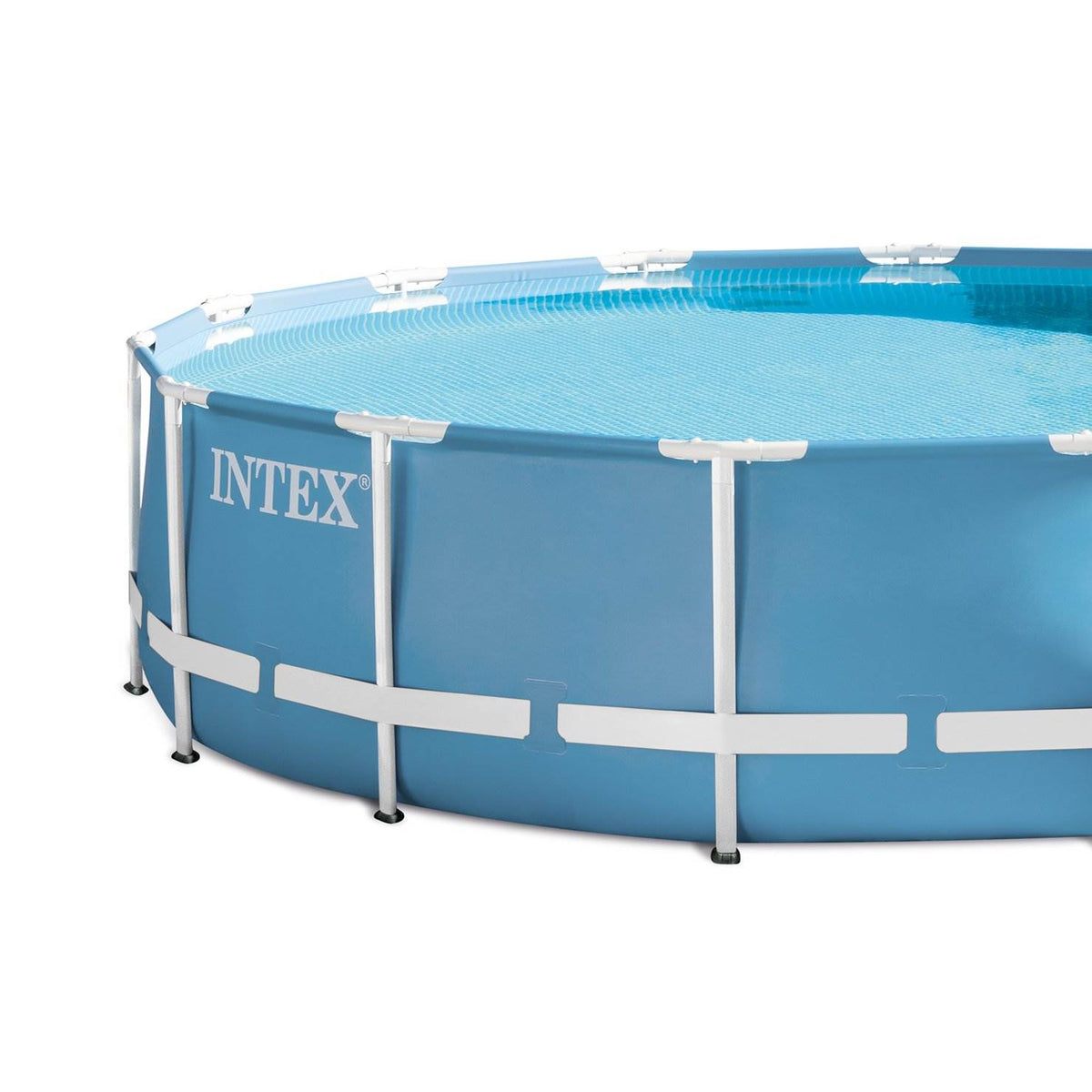 Intex 15' x 33" Prism Frame Above Ground Swimming Pool Set with Pump (Open Box)