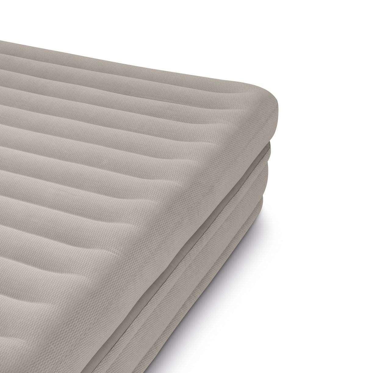 Intex Inflatable Prime Comfort Queen Airbed with Built-In Pump (Open Box)