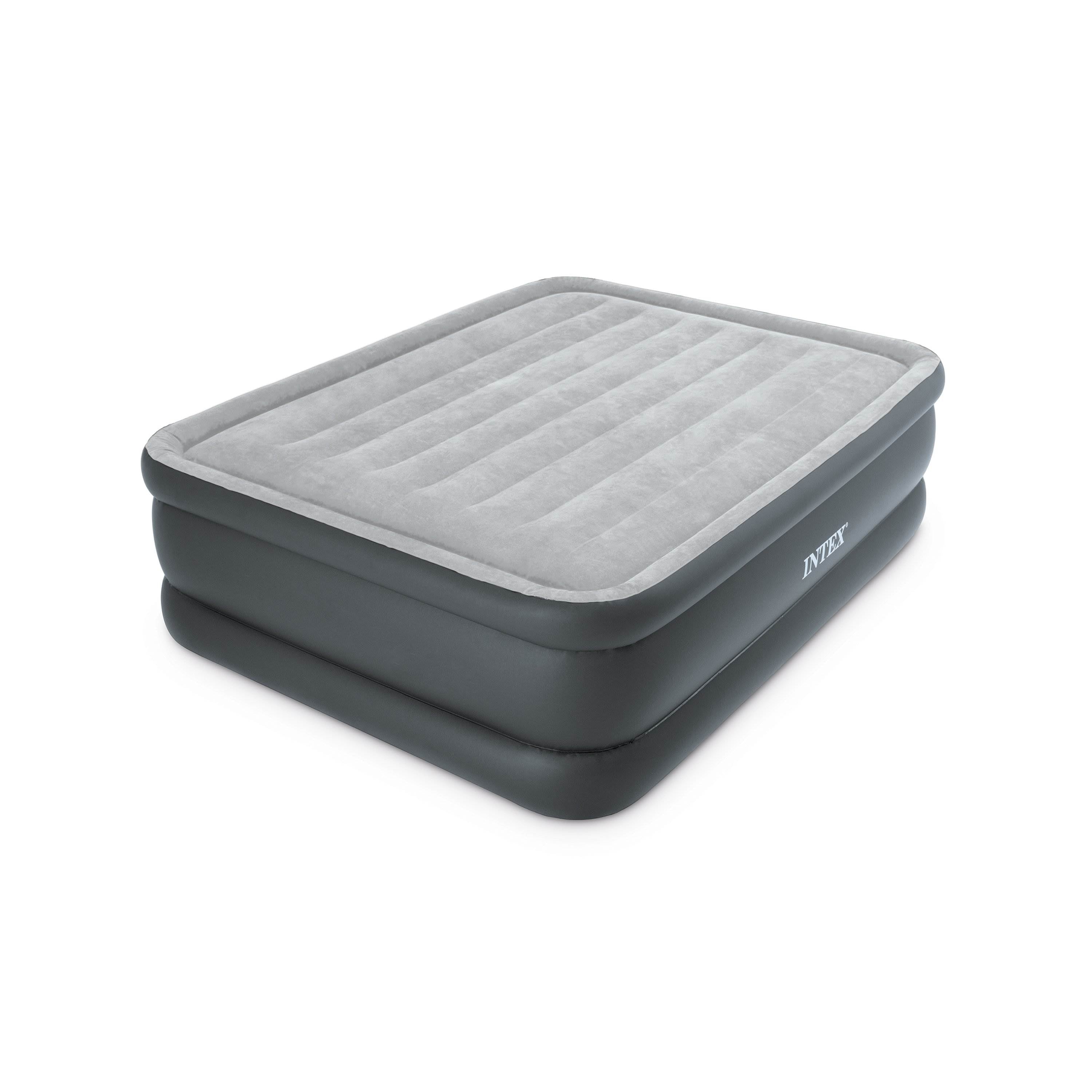 Intex Essential Rest High Rise Contoured Queen Airbed + Built-In Pump (Open Box)