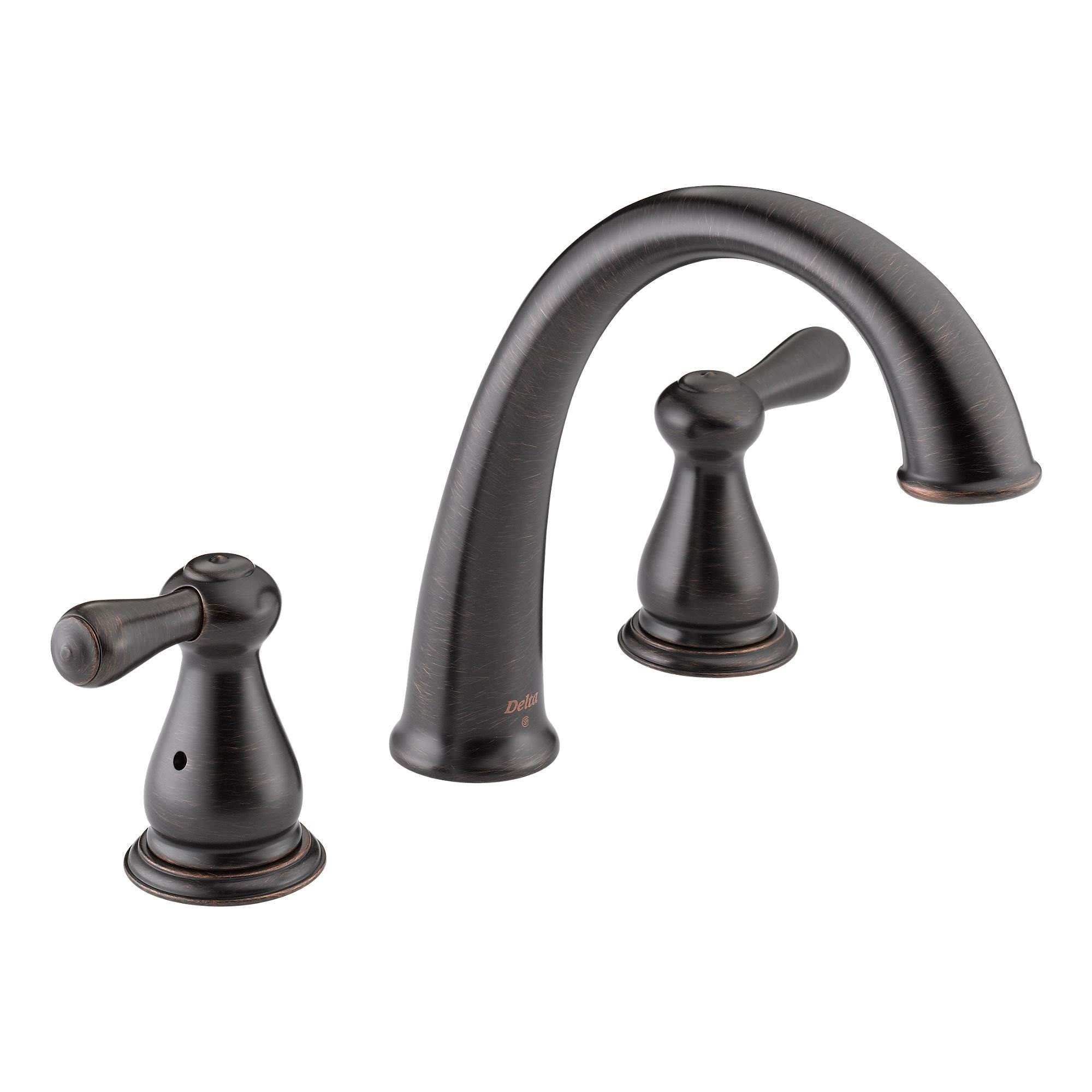 Delta Faucets Leland Roman Bath Tub Faucet Trim Kit Oil Rubbed Bronze (Open Box)