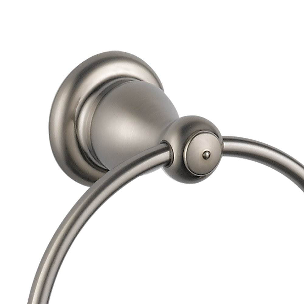Delta Leland Bathroom Wall Towel Holder Ring Hardware, Stainless Steel(Open Box)