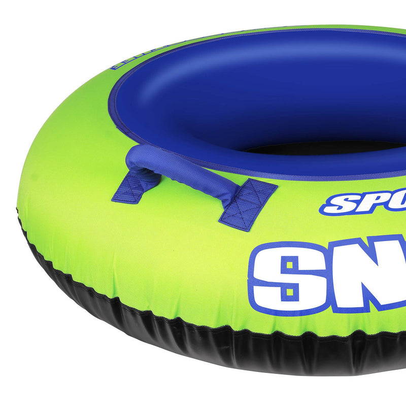 Sportsstuff Inflatable 48-Inch Sno-Nut Snow Tube with Foam Handles | 30-3201
