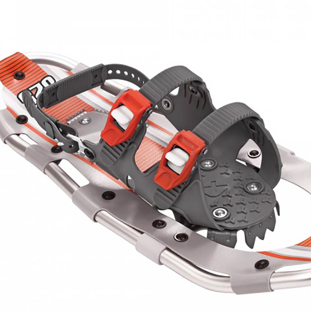 Yukon Charlie's Sherpa Series Snowshoe 8 x 21 Inches, Orange/Gray (Open Box)