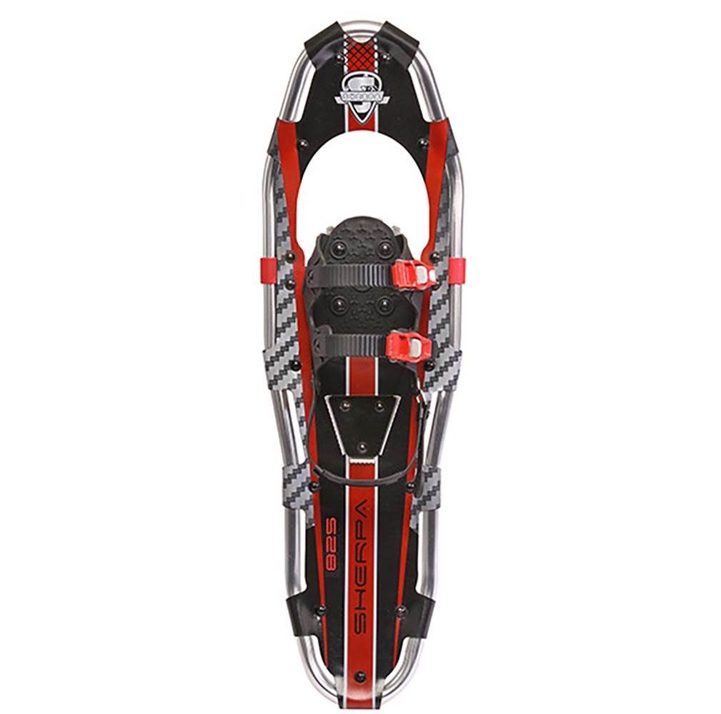 Yukon Charlie's Sherpa Series Snowshoe 8 x 25 Inches, Orange/ Gray (Open Box)