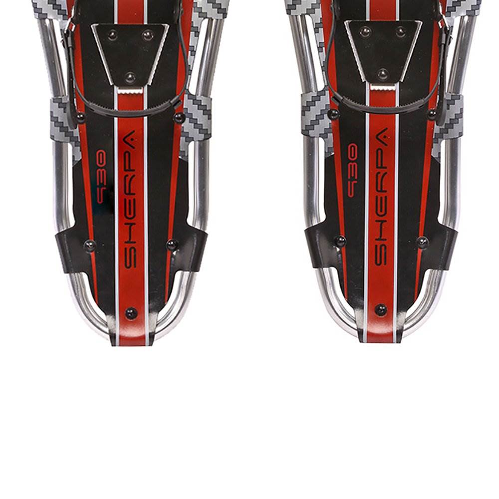 Yukon Charlie's Sherpa Series Snowshoe 8 x 25 Inches, Orange/ Gray (Open Box)