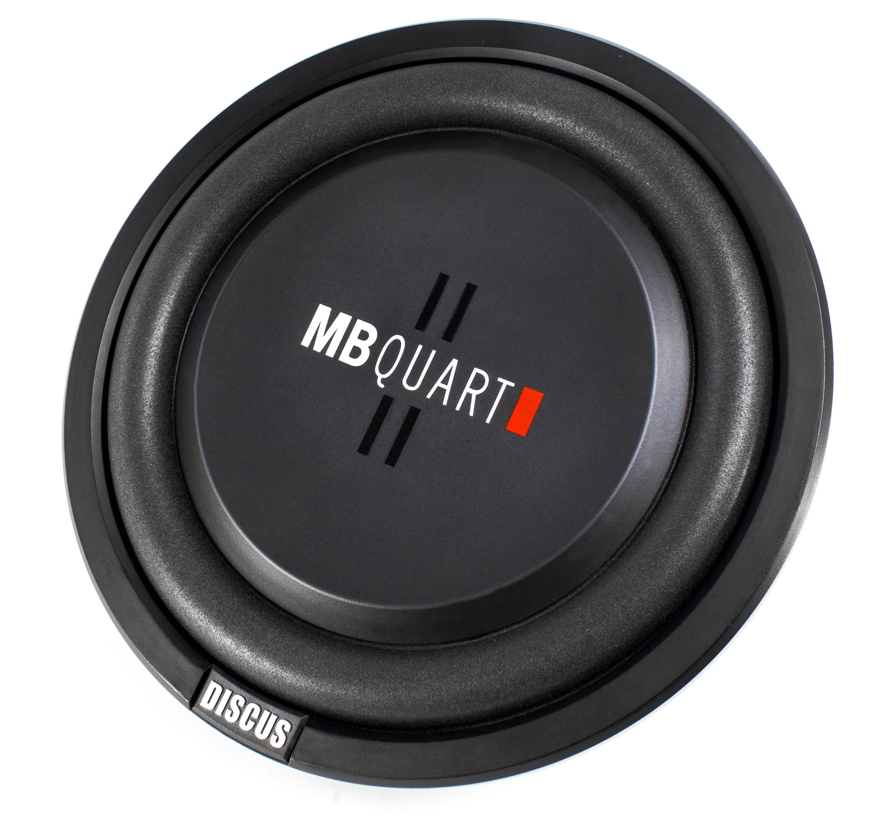 MB Quart 400 Watt 12 Inch Shallow Subwoofer + Q Power Slim Sub Car Box Enclosure - VMInnovations
