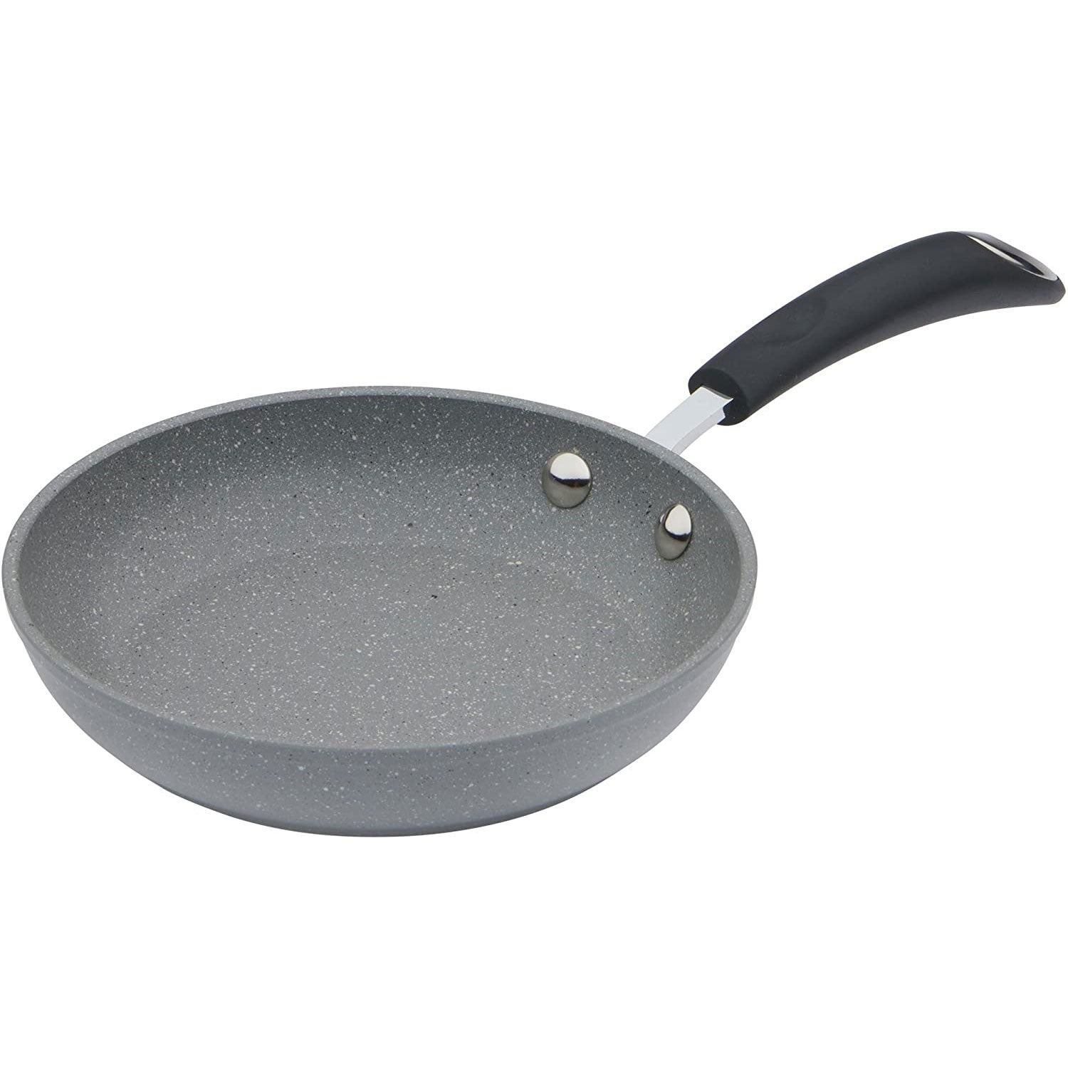 Bialetti 7351 Granito Nonstick Hard Anodized Covered 10 Piece Cookware Set, Gray