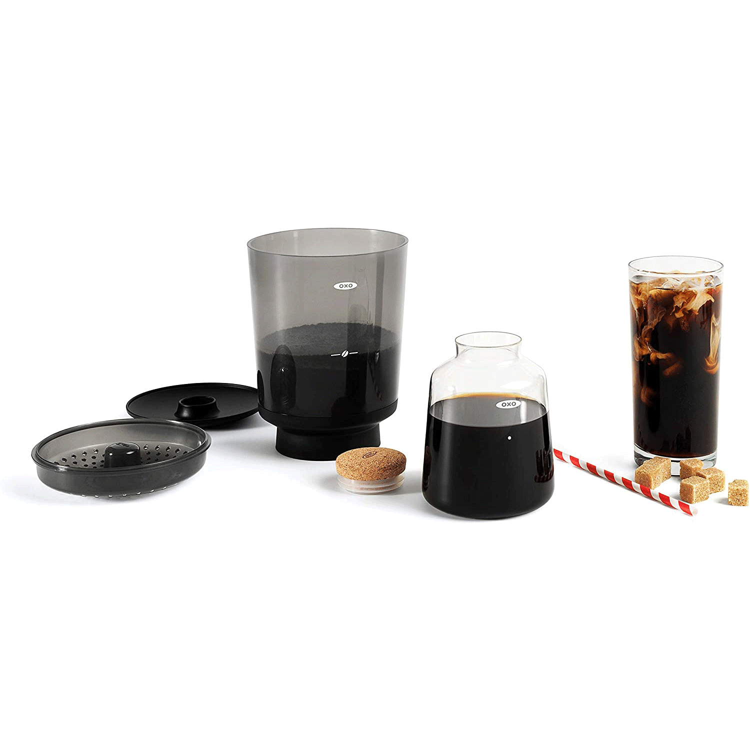 OXO Portable Compact Cold Brew Coffee Maker with Stainless Steel Mesh Filter - VMInnovations