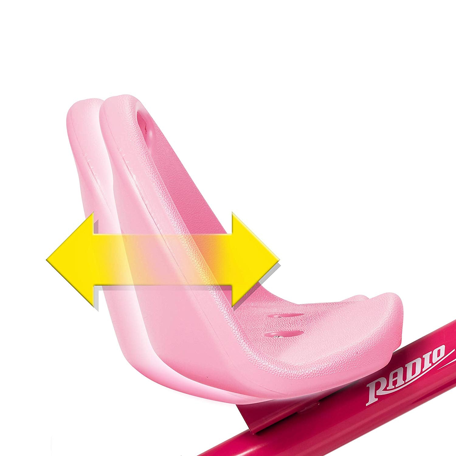 Radio Flyer Deluxe Steer & Stroll Kids Tricycle, Toddler Trike for Age 2-5, Pink - VMInnovations
