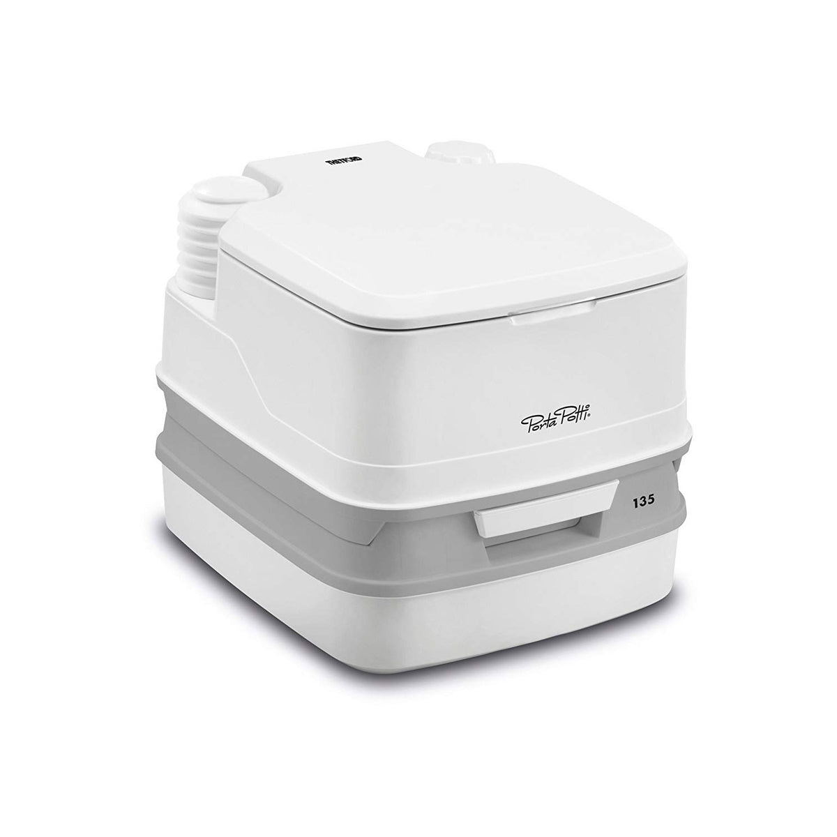Thetford 135 2.6 Gallon Porta Potti with Rotating Pour Spout, White (Open Box)