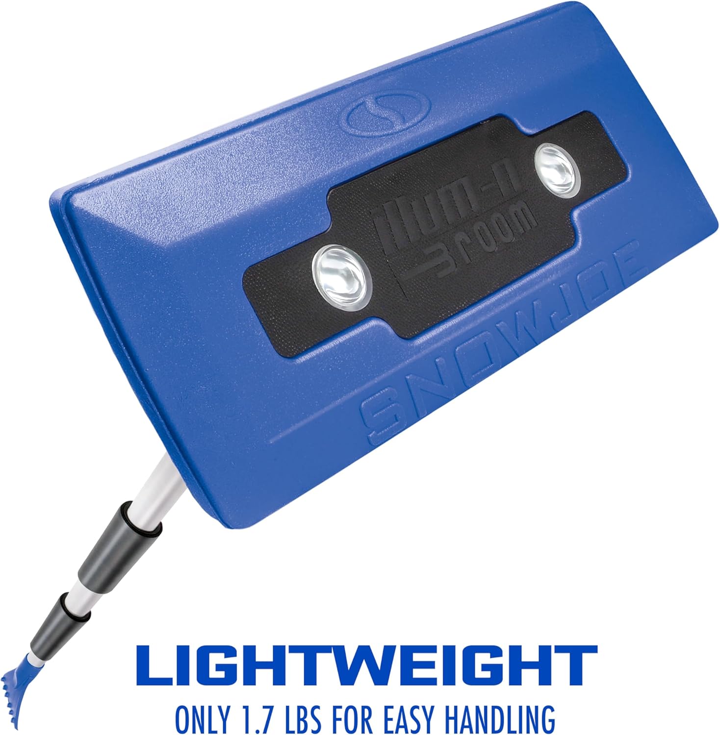 Snow Joe LED Illum n Broom LED Lighted 4 in 1 Snow Broom and Ice Scraper, SJBLZD - VMInnovations