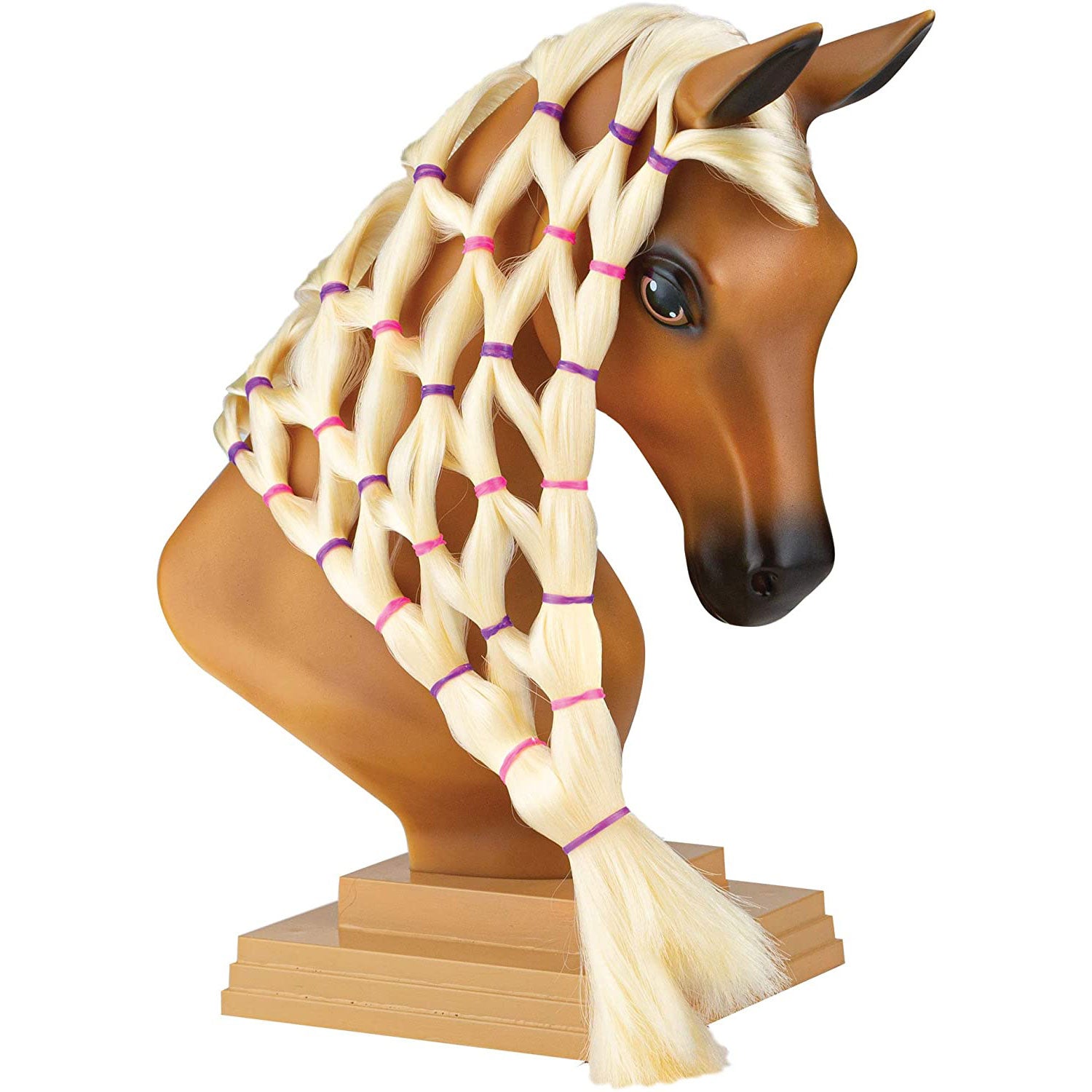 Breyer 7402 Blonde Mane Beauty Toy Horse Styling Head with Hair Tools, Sunset