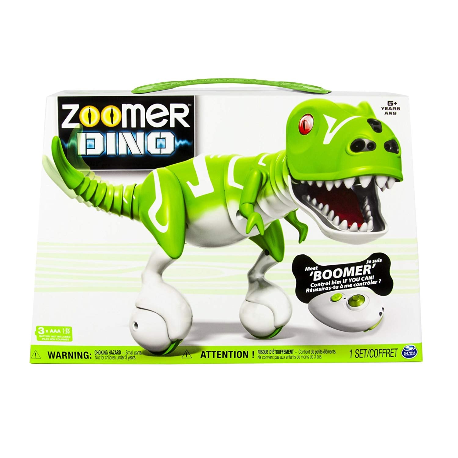 Spin Master Zoomer Dino RC Rolling Dinosaur Toy & Remote (Refurbished) (Damaged)