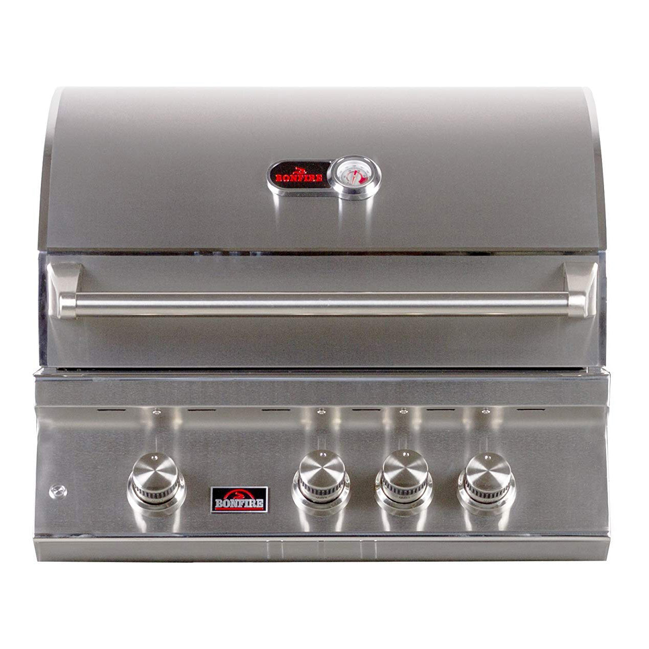 Bonfire 28" Built In 3 Burner Gas Grill with Infrared Rotisserie (For Parts)