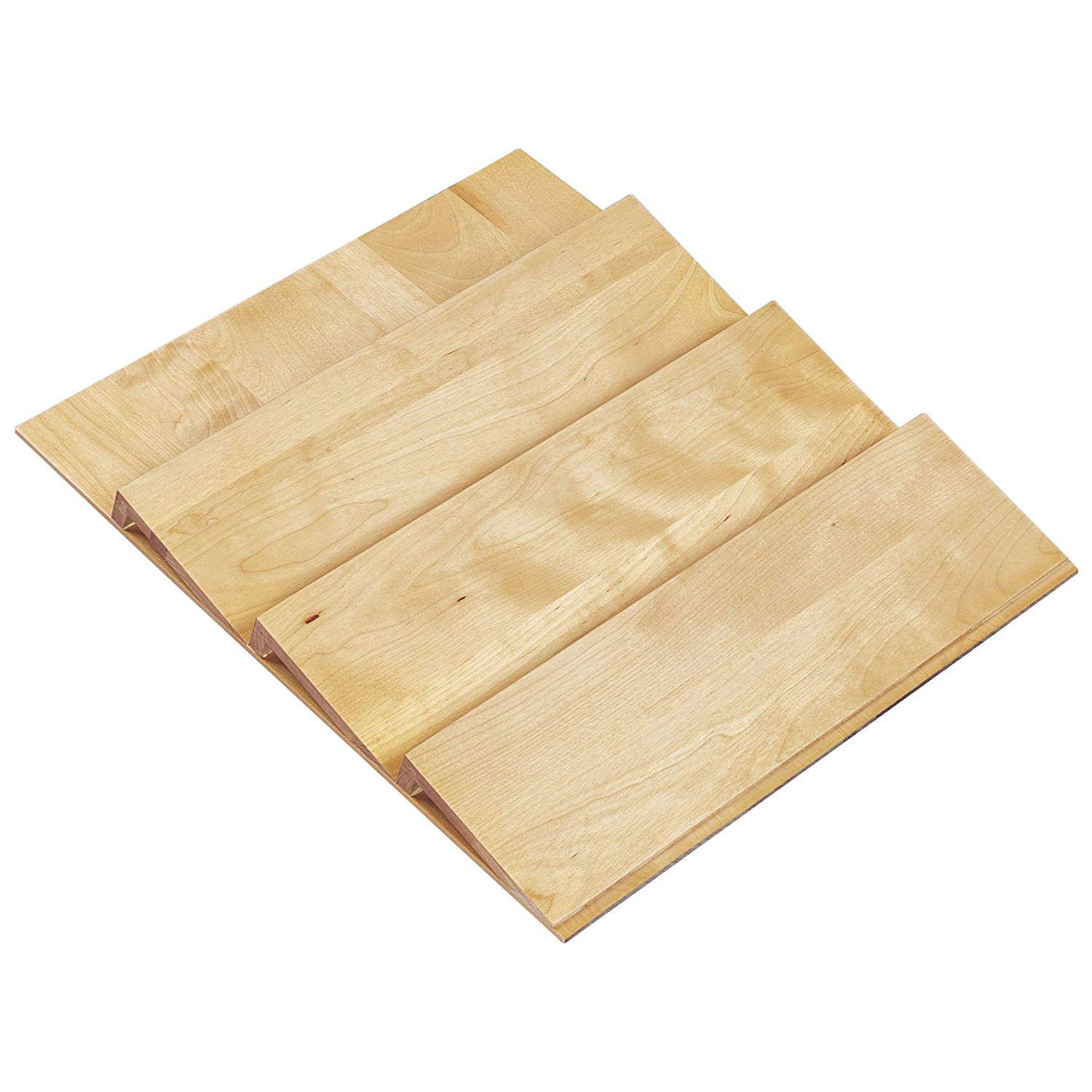 Rev-A-Shelf 4SDI-24 22" 3-Tier Wood Spice Drawer Organizer Insert, Maple(2 Pack)