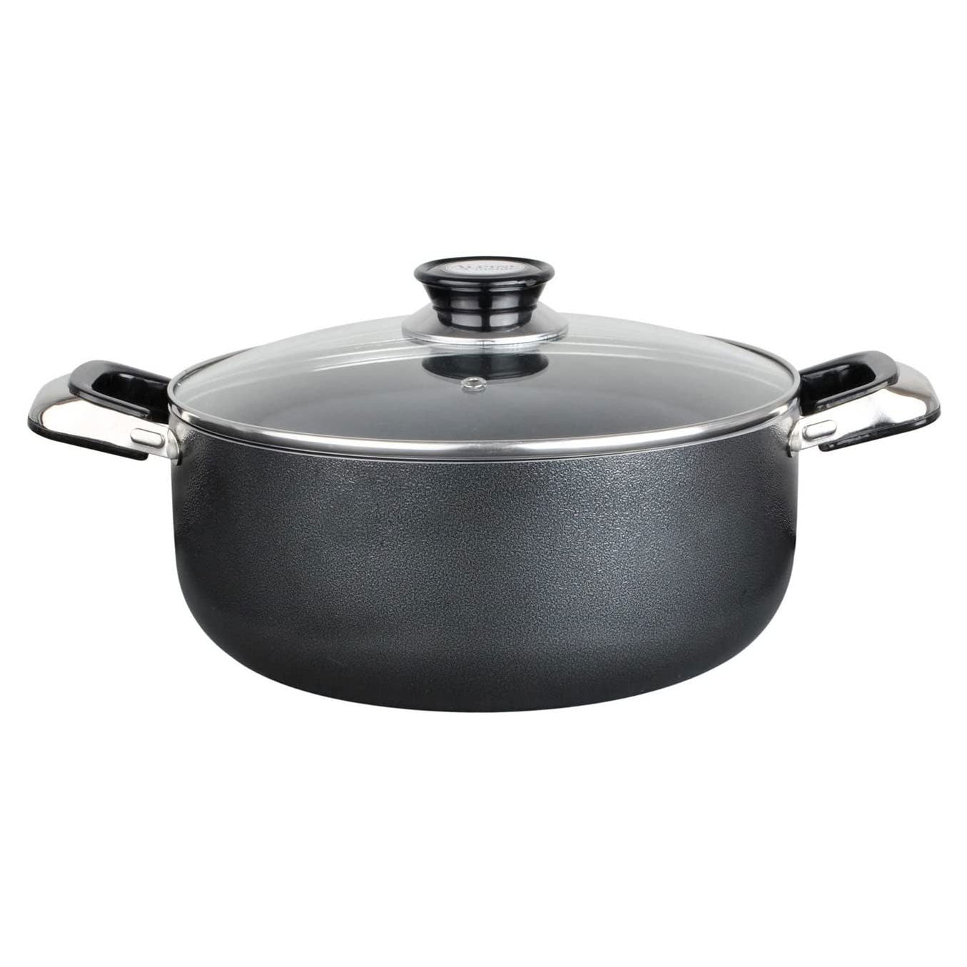 Alpine Cuisine Aluminum Non-Stick Dutch Oven Pot with Lid 13 Qt, Gray (Open Box)