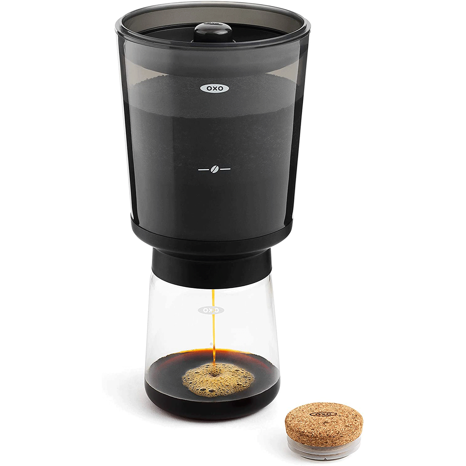 OXO Portable Compact Cold Brew Coffee Maker with Stainless Steel Mesh Filter - VMInnovations
