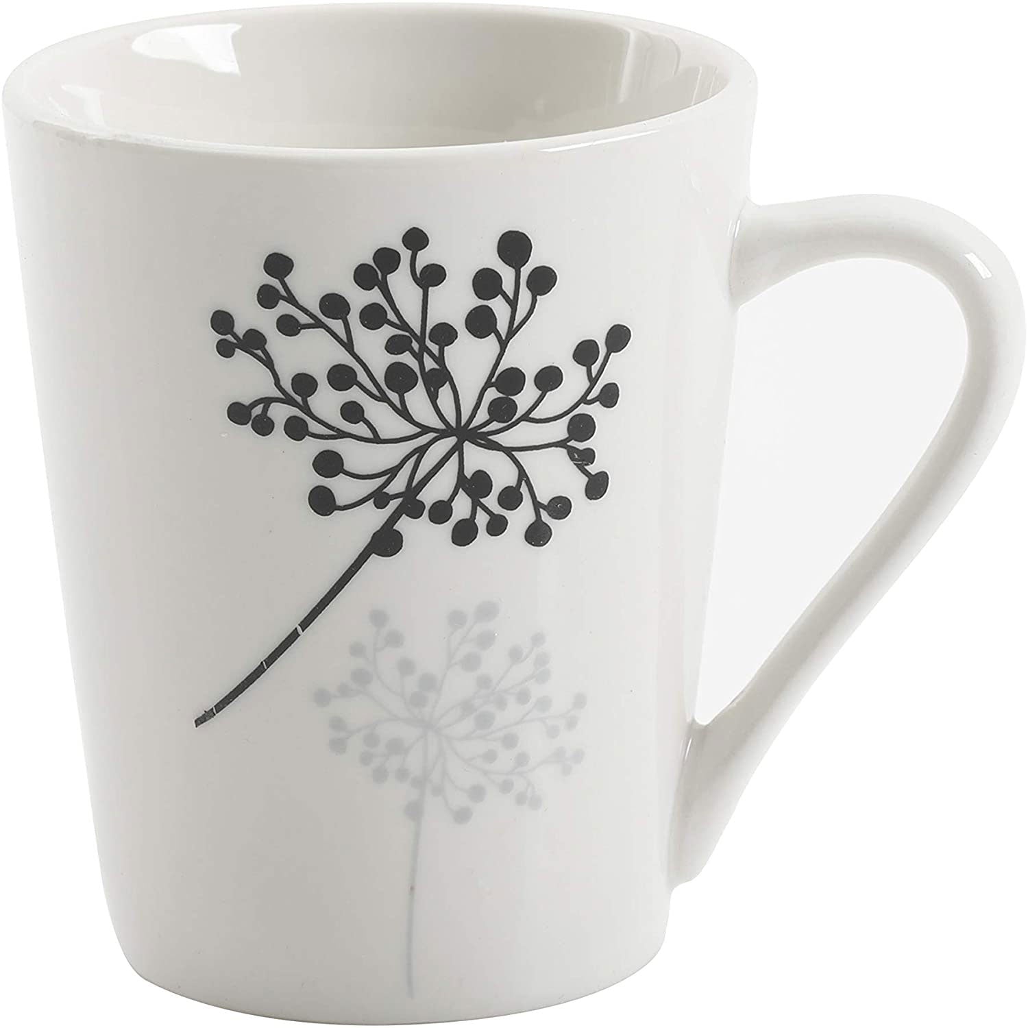 Gibson Netherwood 12 Pc Glaze Dinnerware Plates, Bowls, and Mugs, White (3 Pack)