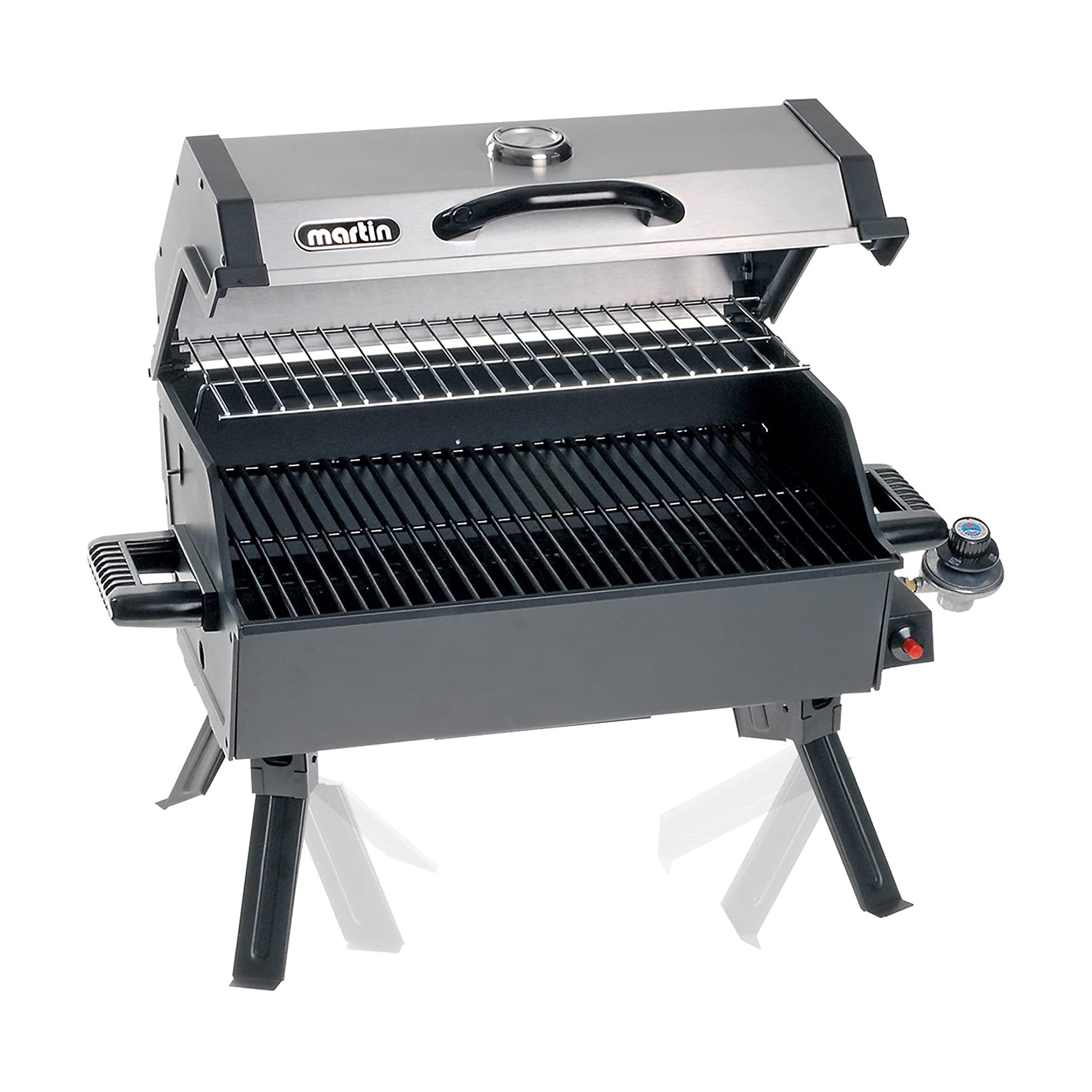Martin 14,000 BTU Propane Bbq Gas Grill with Support Legs & Grease Pan(Open Box) - VMInnovations