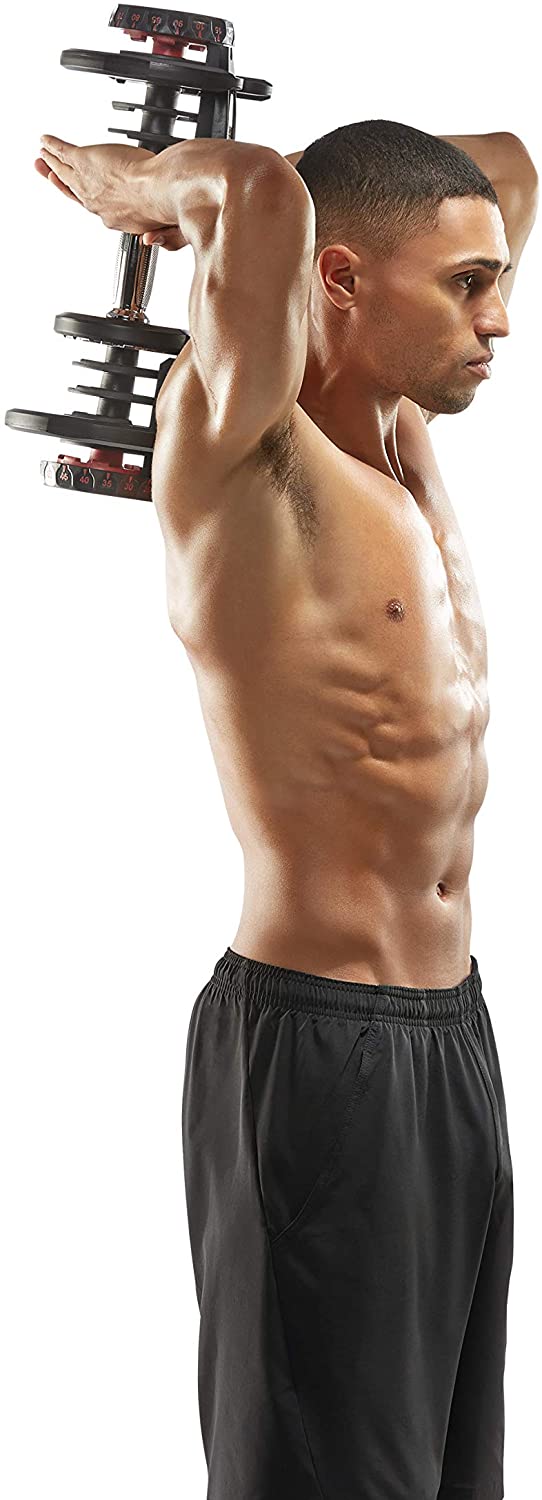 Bowflex SelectTech 1090 Adjustable Workout Exercise Dumbbell Weight (Single)