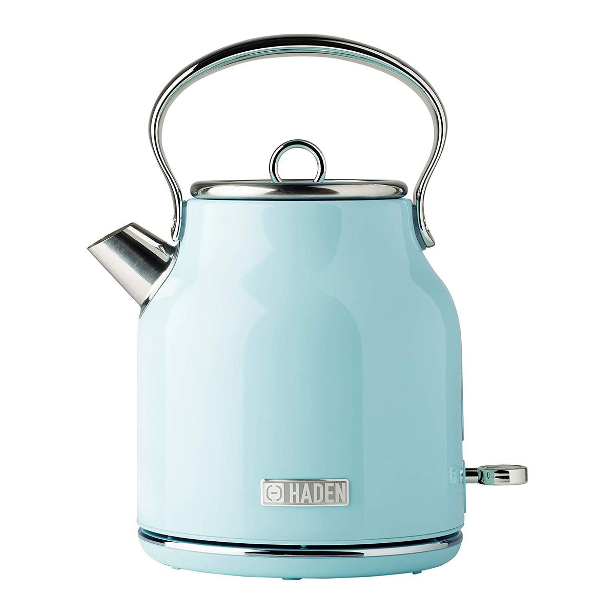 Haden Heritage 1.7 Liter Stainless Steel Retro Electric Kettle, Turquoise (Used)