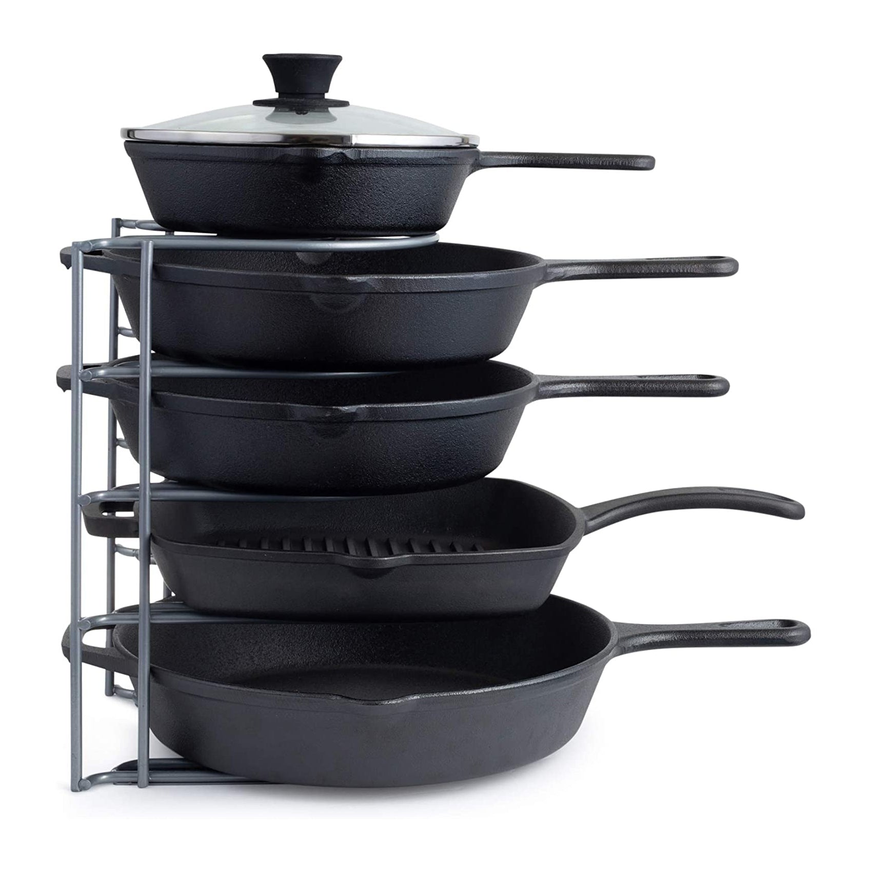 Cuisinel 12.2 In Extra Large 5 Pan & Pot Organizer 5 Tier Rack (Open Box) - VMInnovations