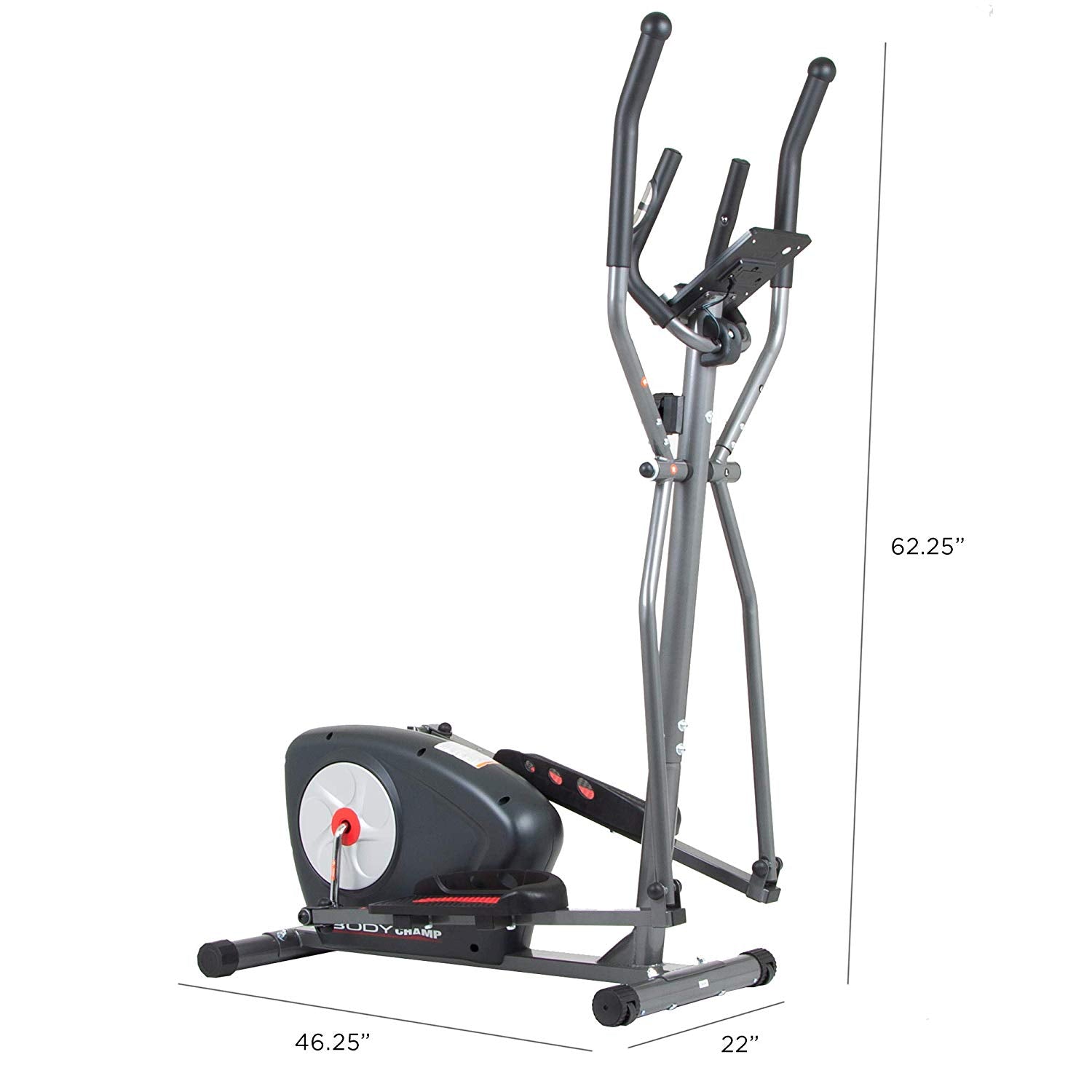 Body Flex Cardio Body Champ Body Rider 2 in 1 Dual Elliptical Trainer (Open Box) - VMInnovations