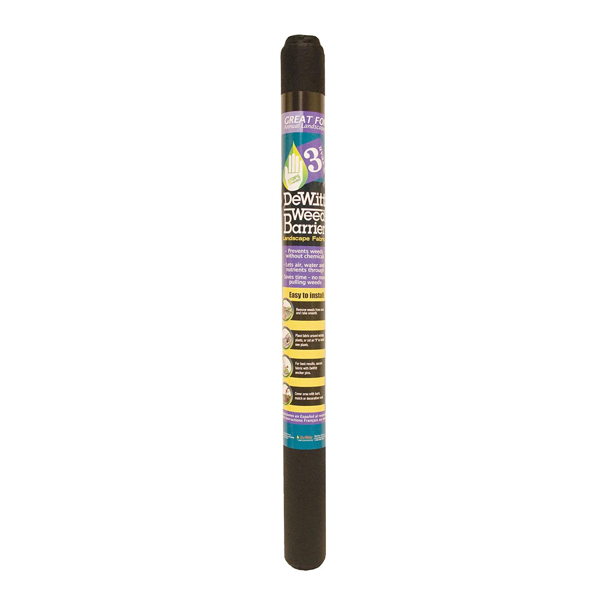 DeWitt 3 Year 3 x 50 Feet 1 Ounce Landscape Fabric & Pro Weed Barrier (Open Box)