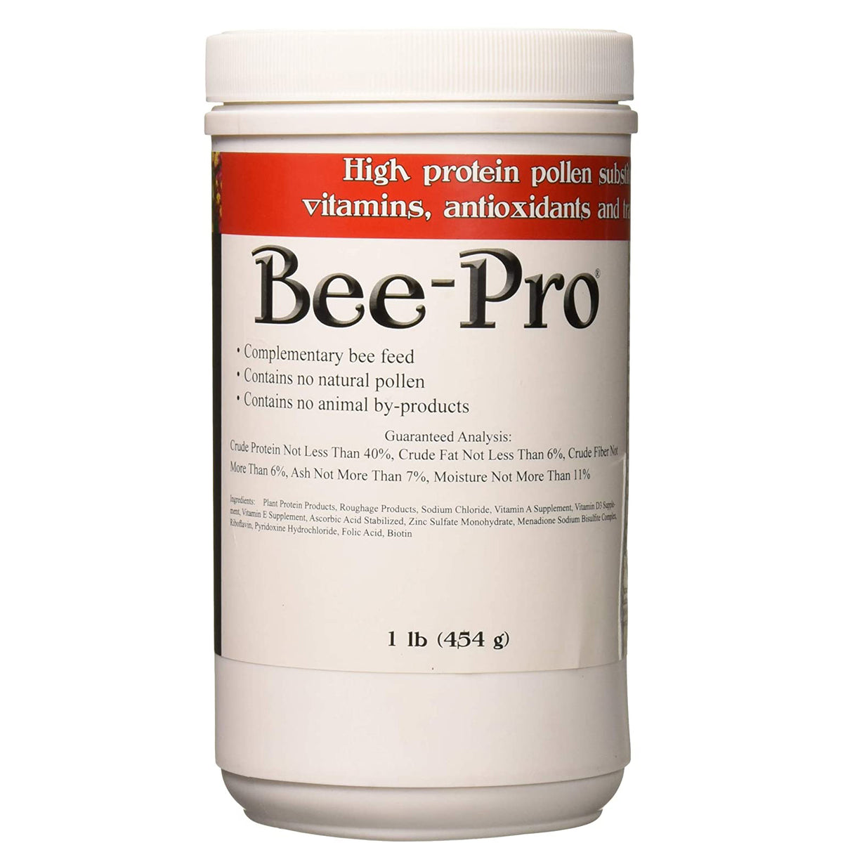 Allied Precision Industries Pollen Substitute Powder for Bees, 1 Pound (4 Pack)