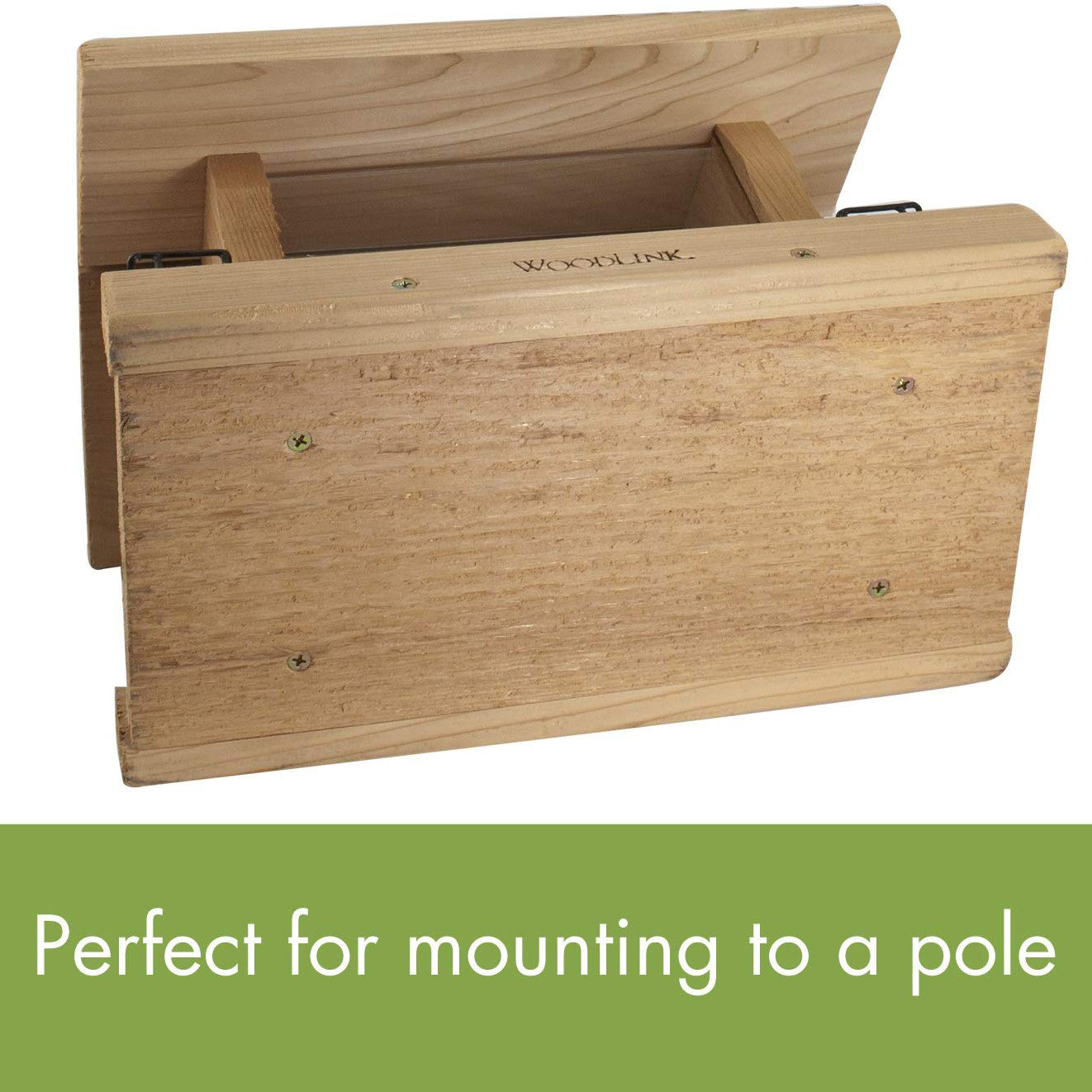 Woodlink Deluxe Cedar Wood Hanging Bird Feeder with Cable & Suet Cages (2 Pack)