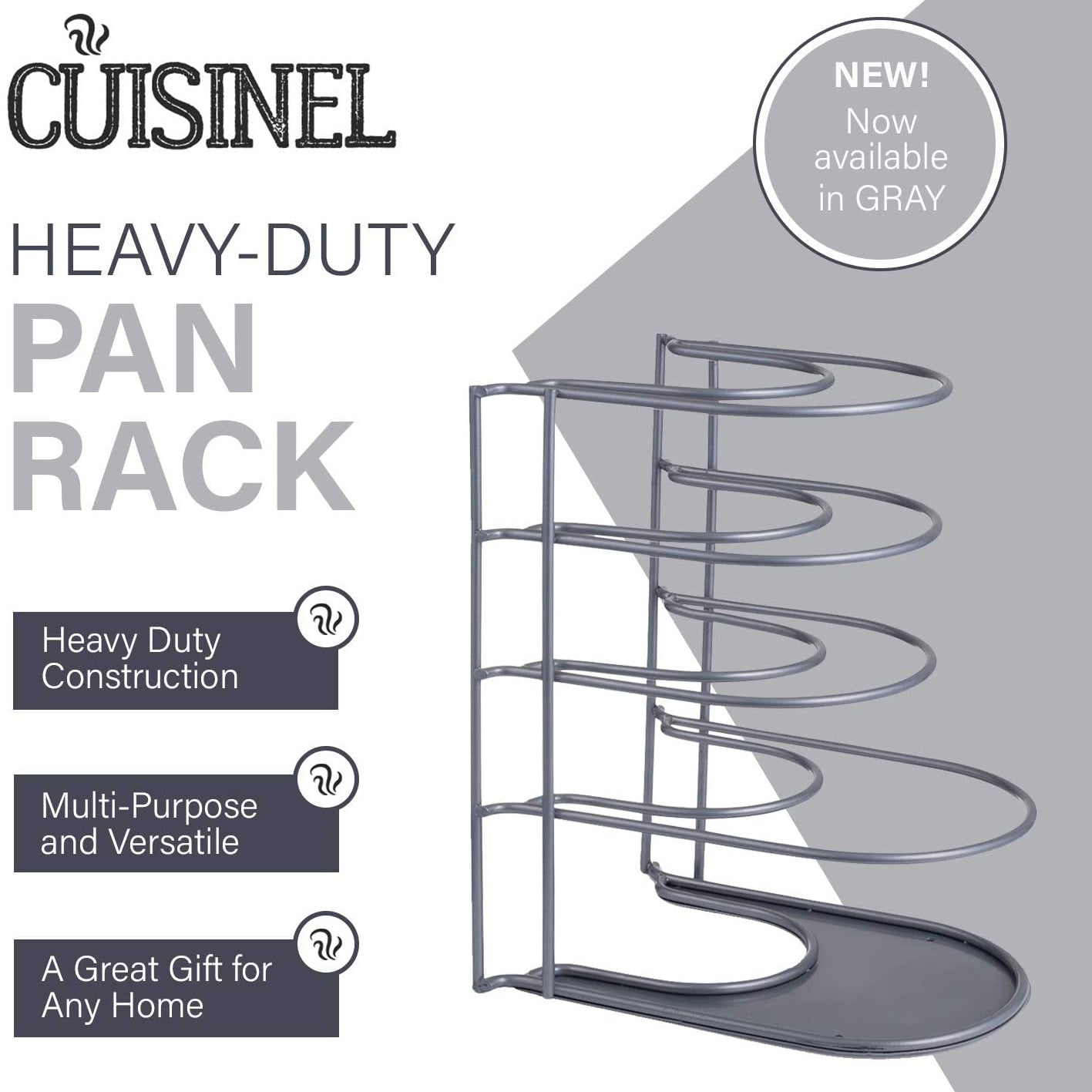 Cuisinel 12.2 In Extra Large 5 Pan & Pot Organizer 5 Tier Rack (Open Box) - VMInnovations