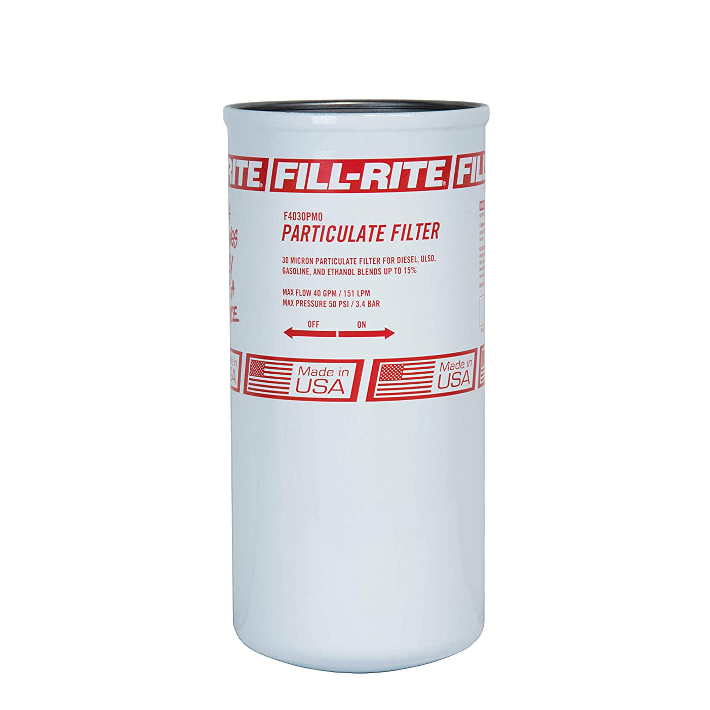 Fill-Rite FR4210GBFQ 12 Volt DC High Flow Fuel Transfer Pump with Filter Package