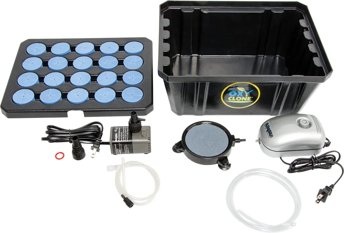 Hydrofarm 20 Site Hydroponics Compact Recirculating Cloning System Kit(Open Box) - VMInnovations