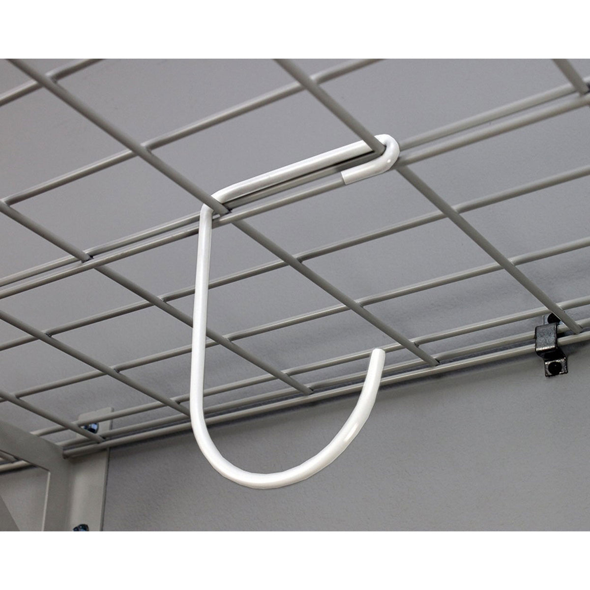 SafeRacks 24x48" Garage Shelf 2-Pack w/ Bike Hooks & 18ct Accessory Hook Package